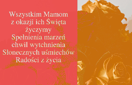 Żółte i czerwone róże z życzeniami
